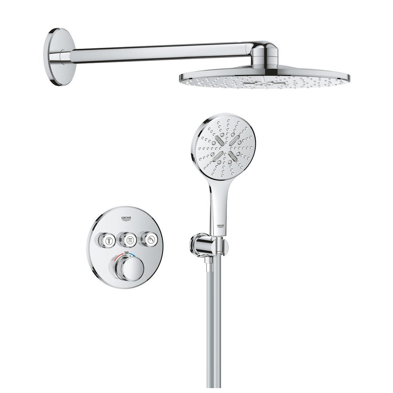 Systém sprchový termostatický Grohe Grohtherm SmartControl SmartActive 310 chrom 1039970000