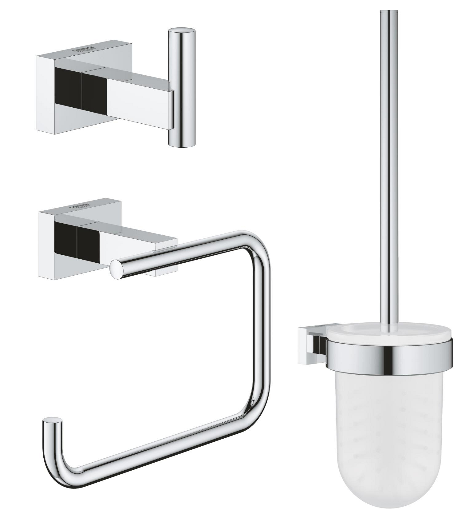 Sada doplňků 3 v 1 Grohe Essentials Cube pro toaletu GROHE