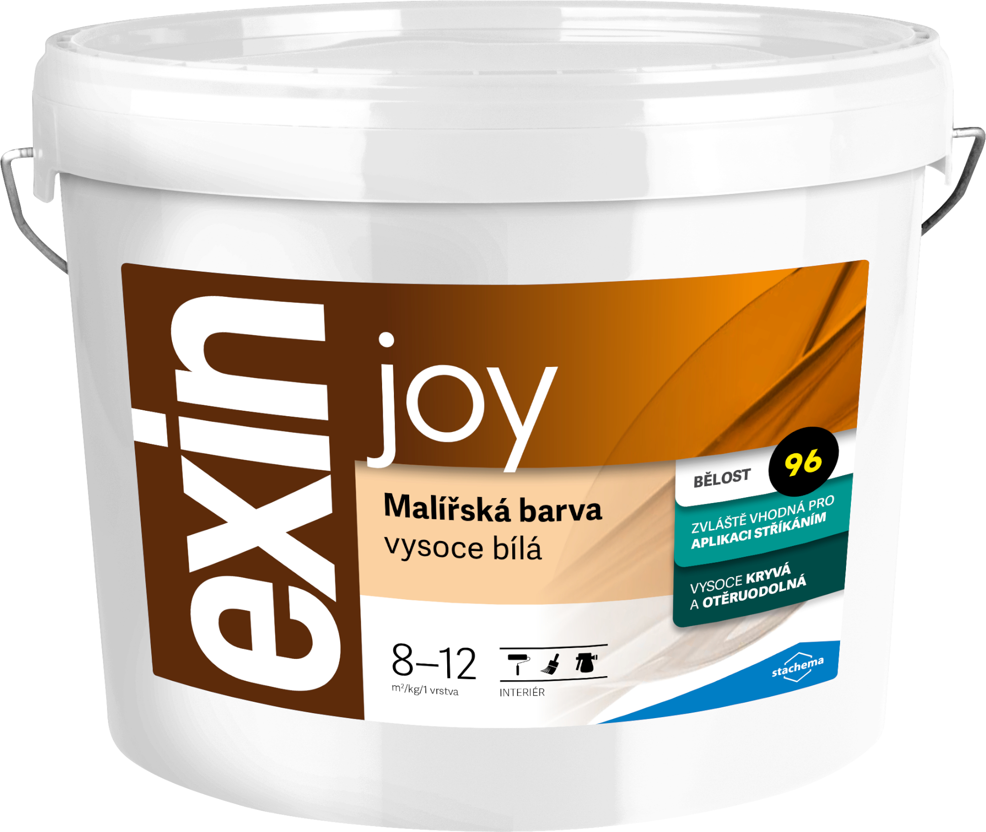 Malba interiérová Stachema EXIN JOY bílá 15 kg Stachema