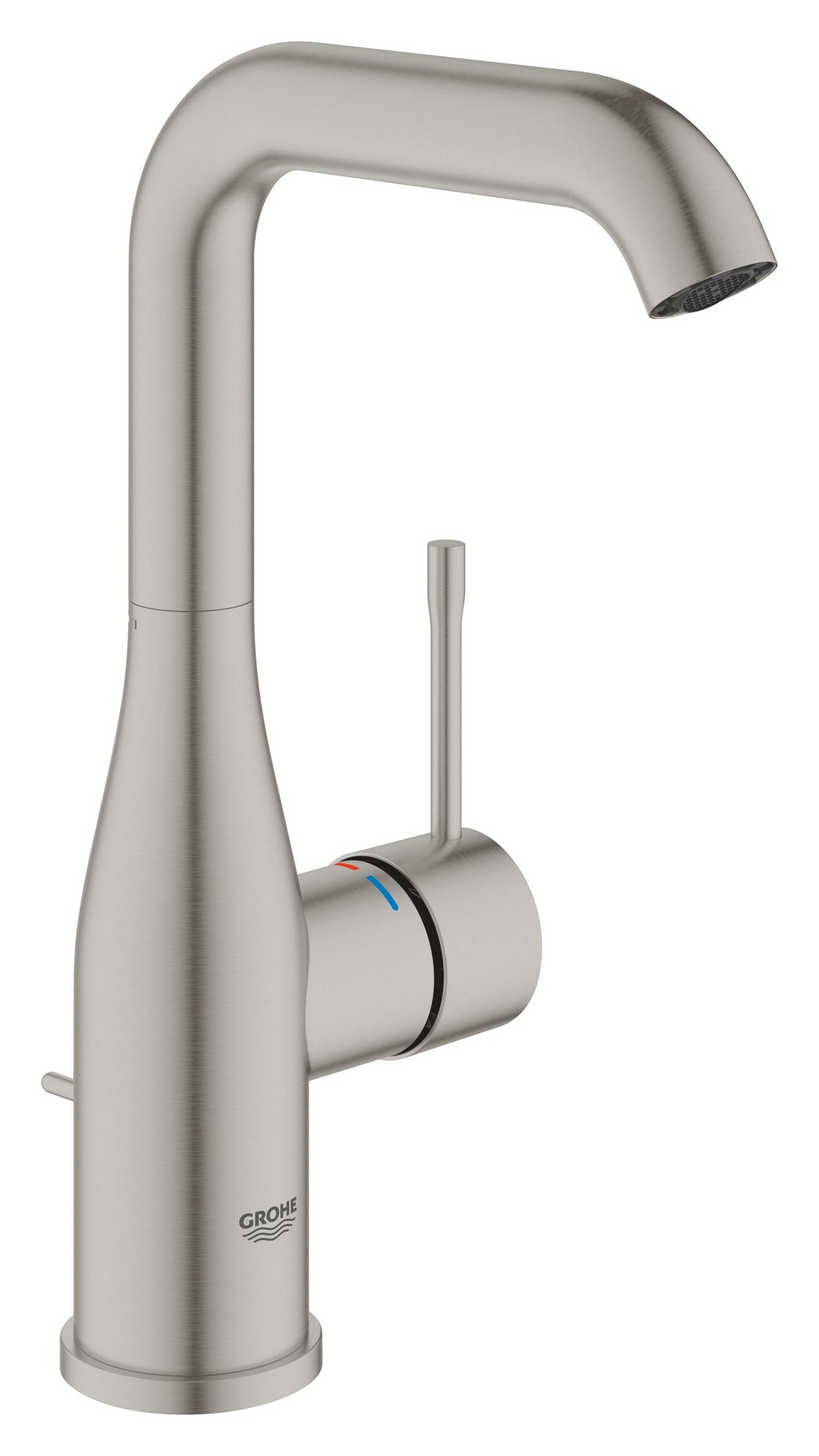 Baterie umyvadlová stojánková Grohe Essence velikost L SuperSteel 32628DC1 GROHE