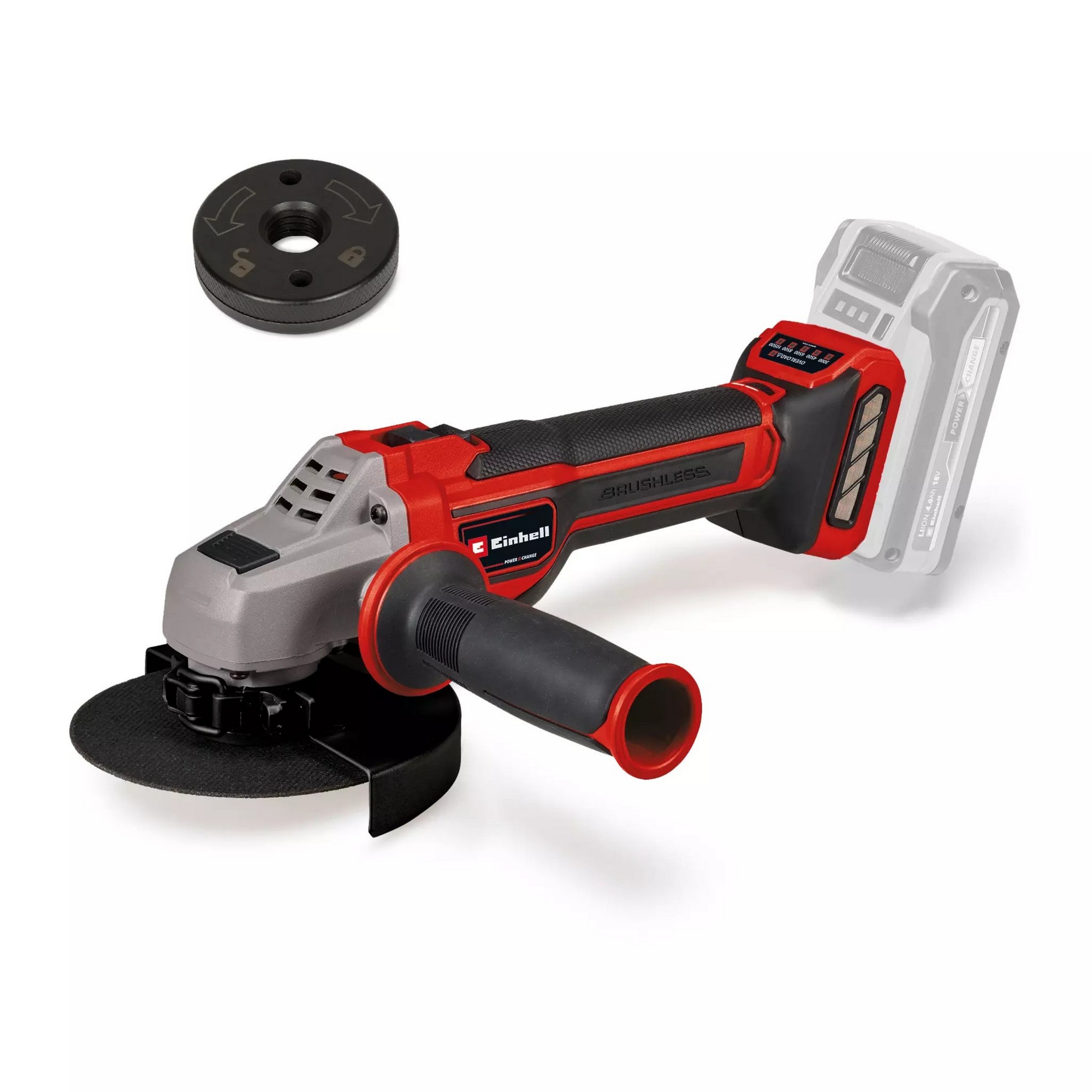 Bruska úhlová AKU Einhell TP-AG 18/125 CE Q Li - Solo Einhell