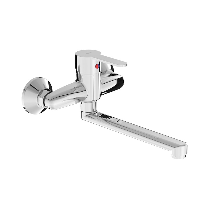 Baterie umyvadlová nástěnná Jika Lyra Smart H3111Z70042301 150 mm chrom ramínko 210 mm JIKA