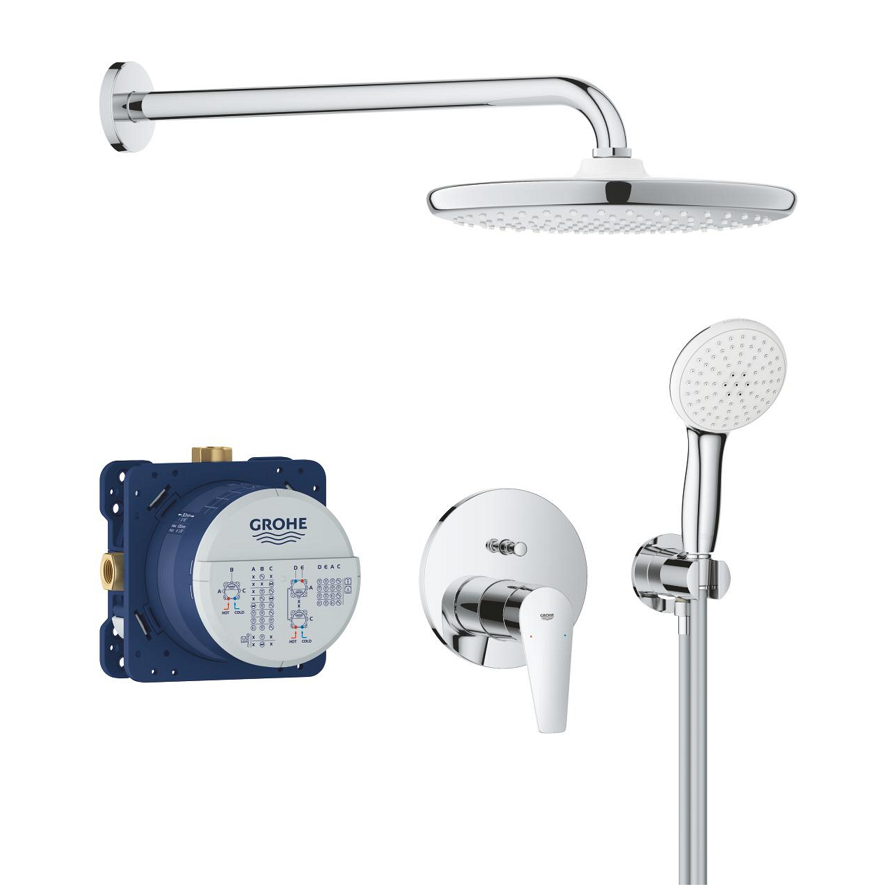 Systém sprchový Grohe BauEdge chrom 25290000 GROHE