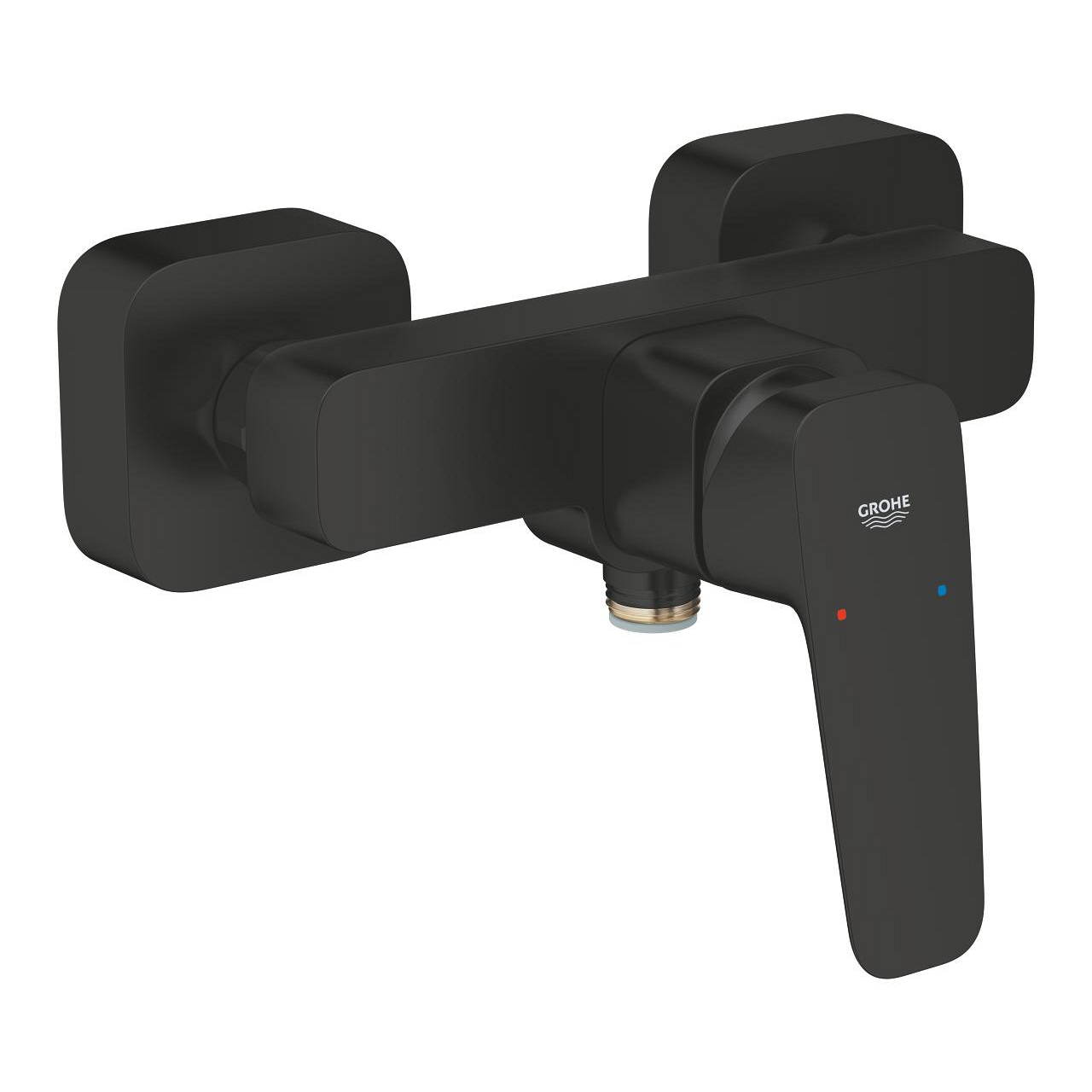 Baterie sprchová nástěnná Grohe Cubeo 150 mm matte black 1018242430 GROHE